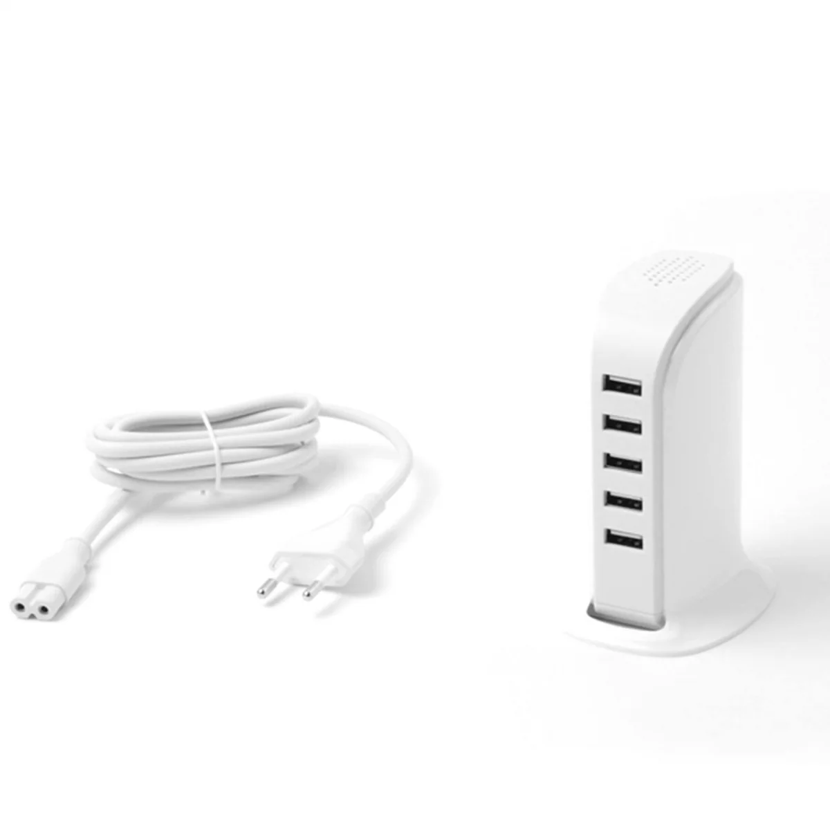 Dudao A5EU nabíjačka 5x USB 25W, biela