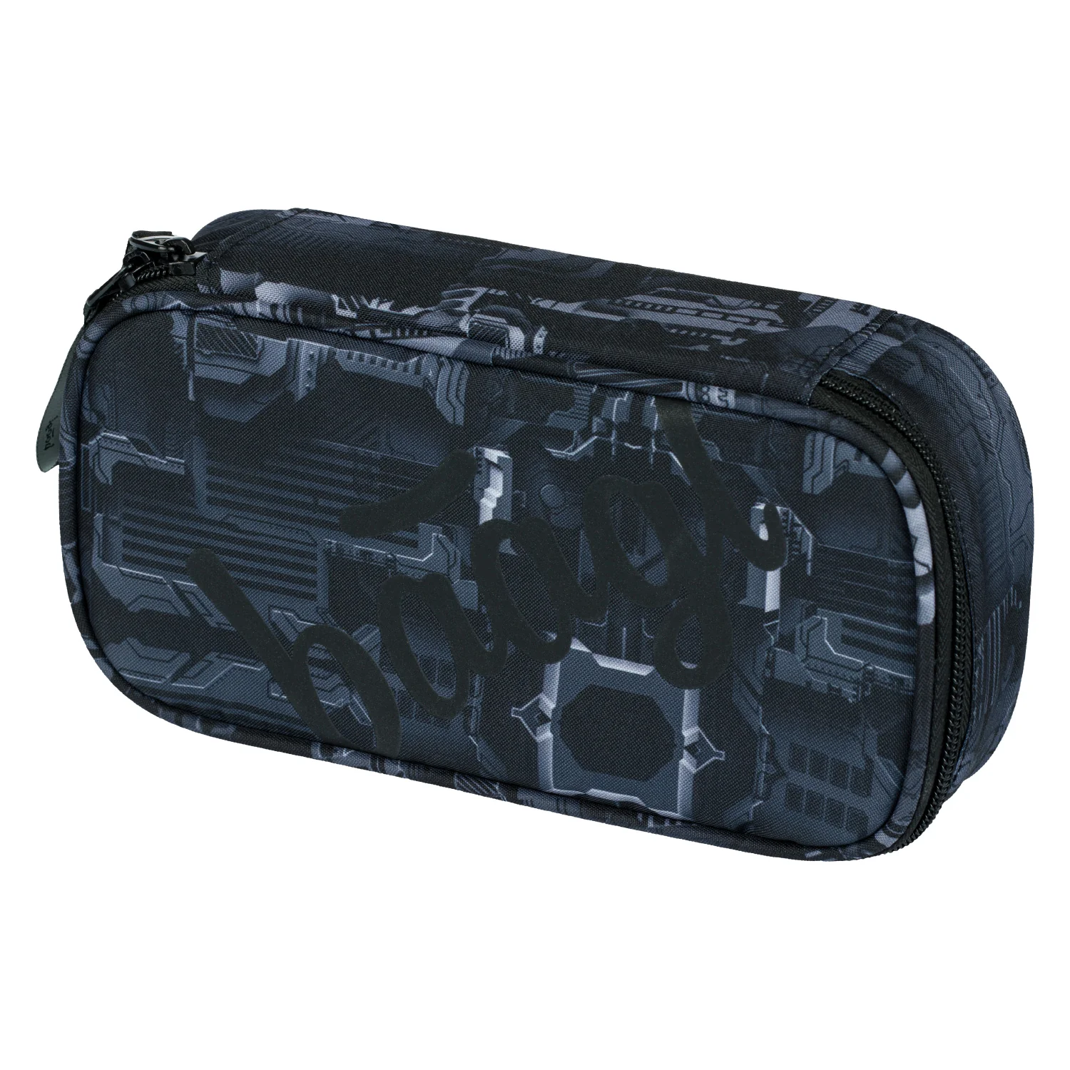 Baagl školský peračník etui Technic sivý puzdro na zips