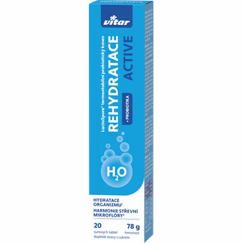 Vitar Rehydratácia Active 1×20 tbl, šumivé tablety