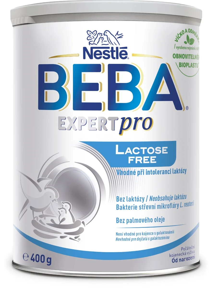 BEBA EXPERT pro Lactose free 1×400 g, dojčenská výživa, od narodenia