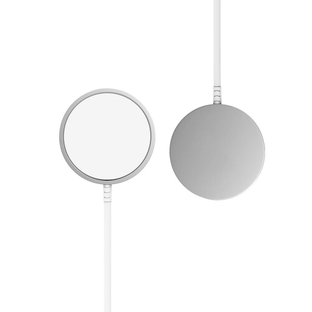 Tech-Protect A44 MagSafe bezdrôtová nabíjačka 15W, biela