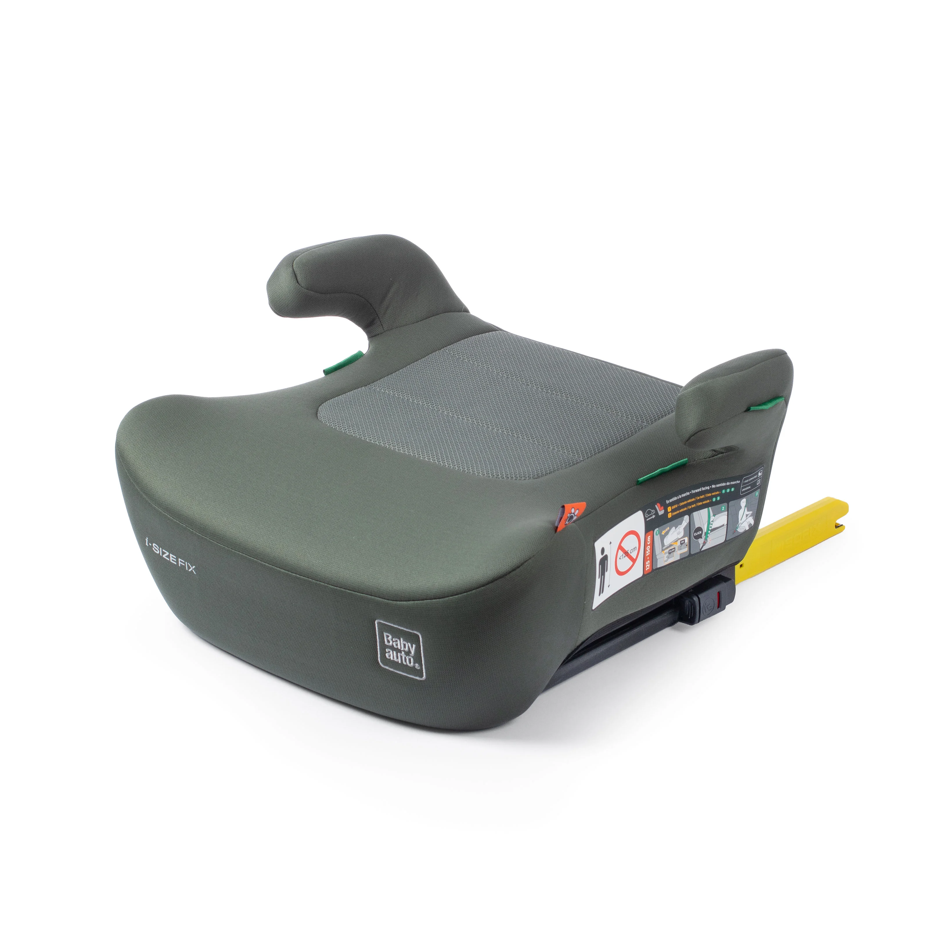 Babyauto GEKKO i-Size iFIX podsedák 125–150 cm, borovicovo zelená