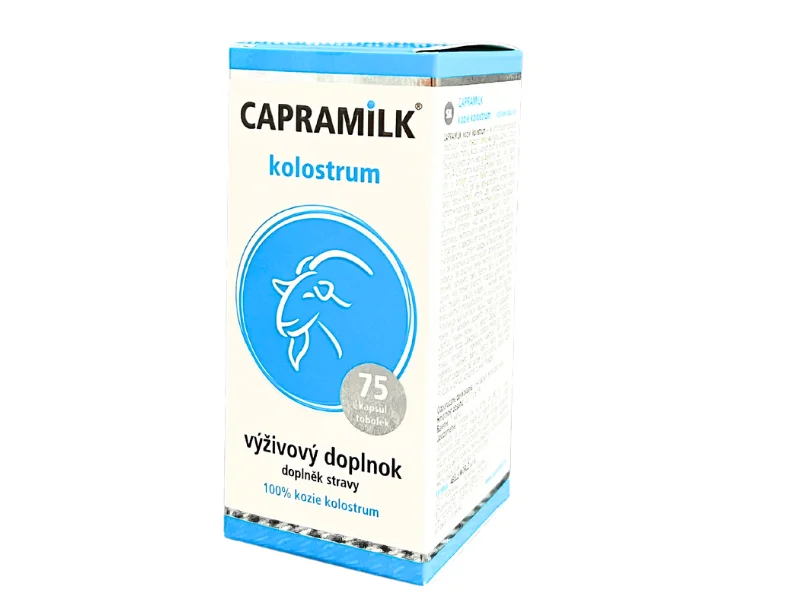 CAPRAMILK® kozie kolostrum 1×75 cps, výživový doplnok