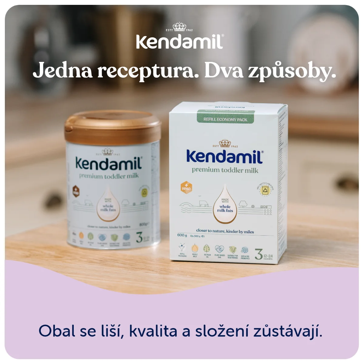 Kendamil Premium Box 3 1×600 g, dojčenská výživa