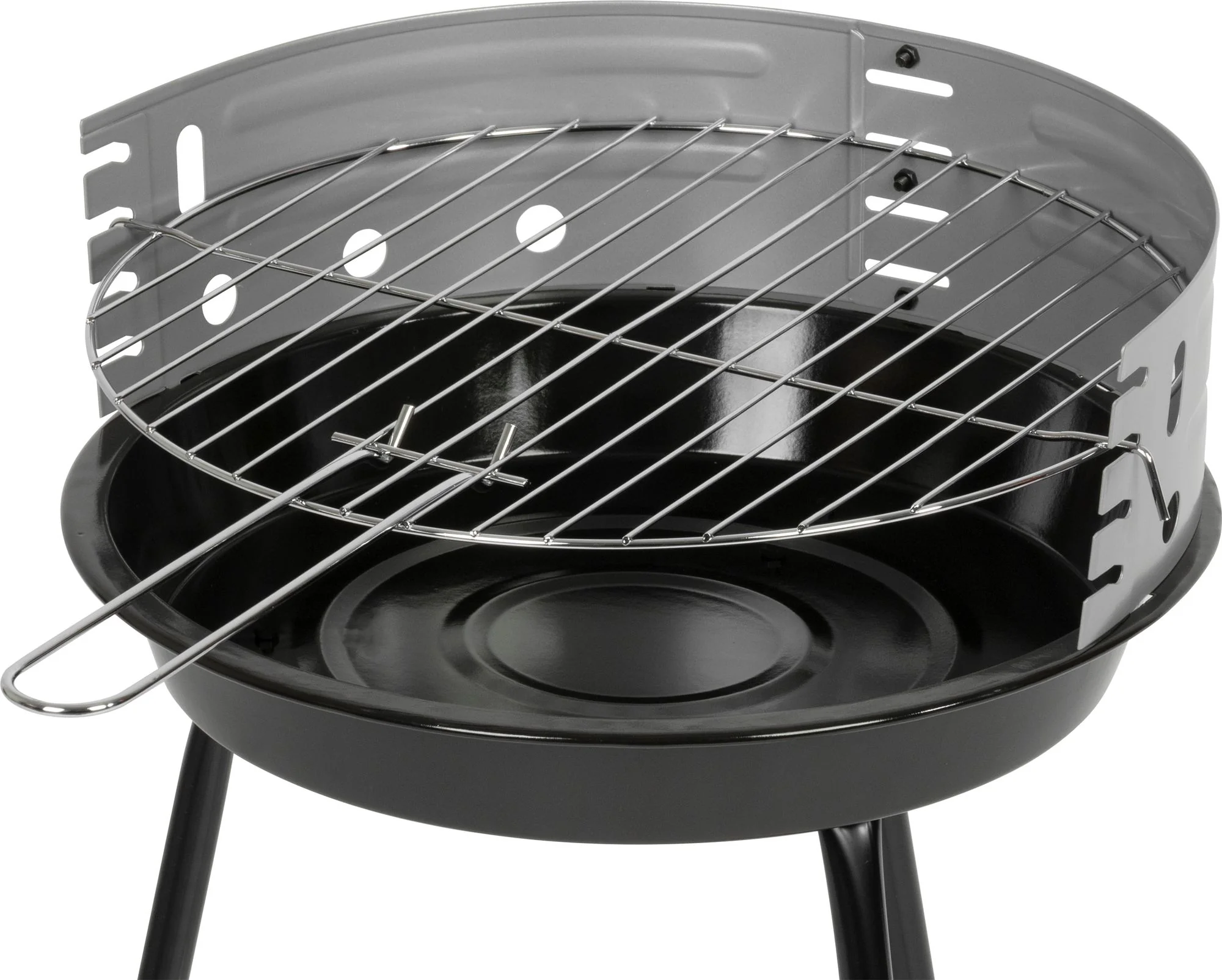 Strend Pro gril Fabio, 1 ks BBQ, na drevené uhlie, 38x38x55 cm