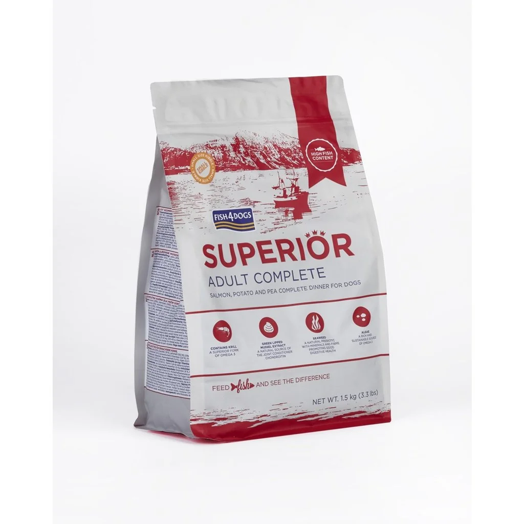 Granule malé pre dospelých psov Superior losos so zemiakmi 1,5 kg