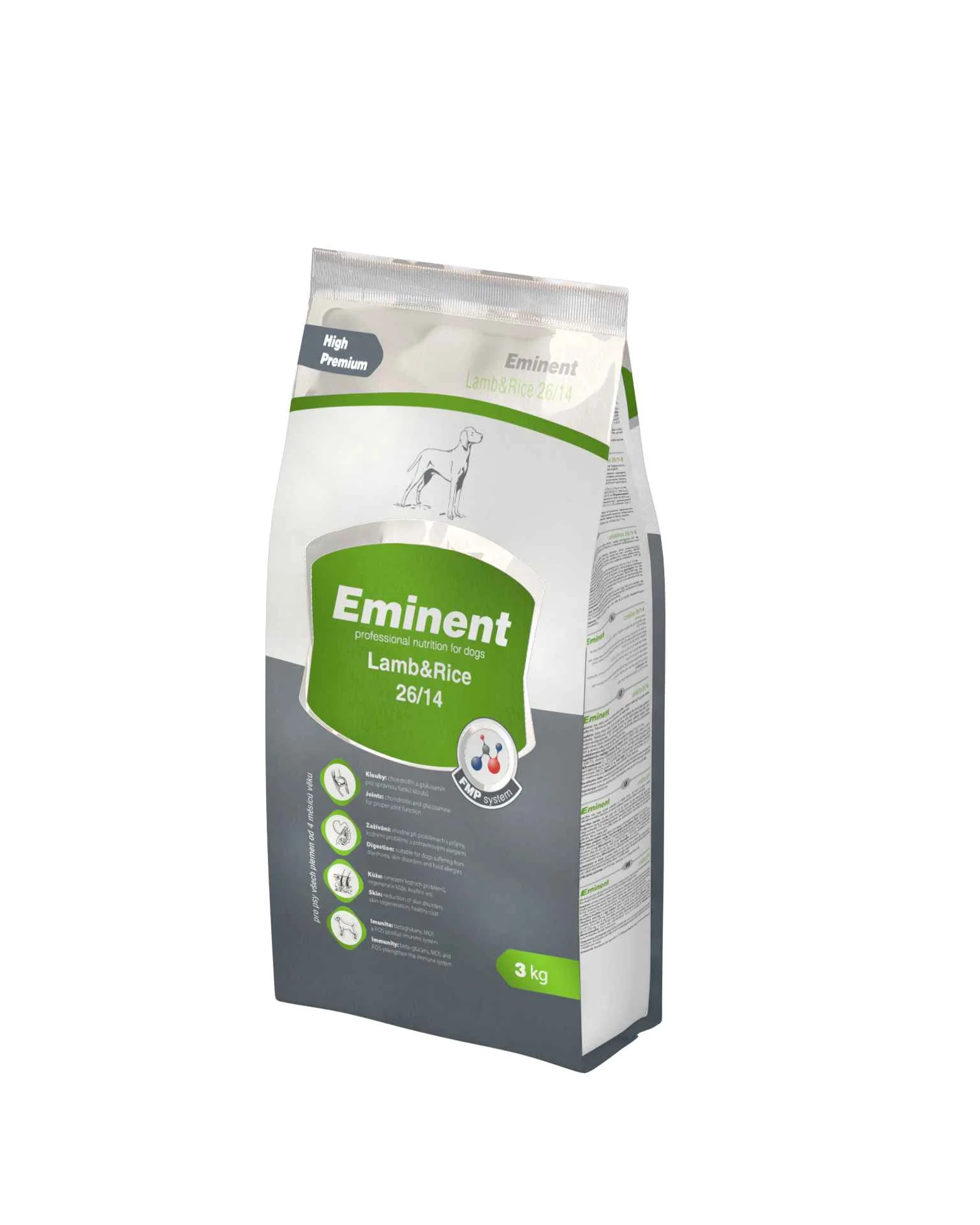 EMINENT LAMB&RICE 3KG A.U.V. 1×3 kg, krmivo pre psy