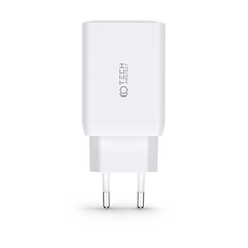 Tech-Protect Multi Port sieťová nabíjačka USB / 2x USB-C QC 65W, čierna a