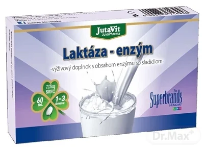 JutaVit Laktáza - enzým 5000 FCC tbl 1x60 ks