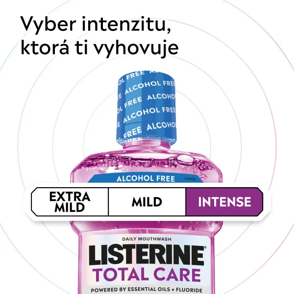 LISTERINE® TOTAL CARE INTENSE BEZ ALKOHOLU 500 ml