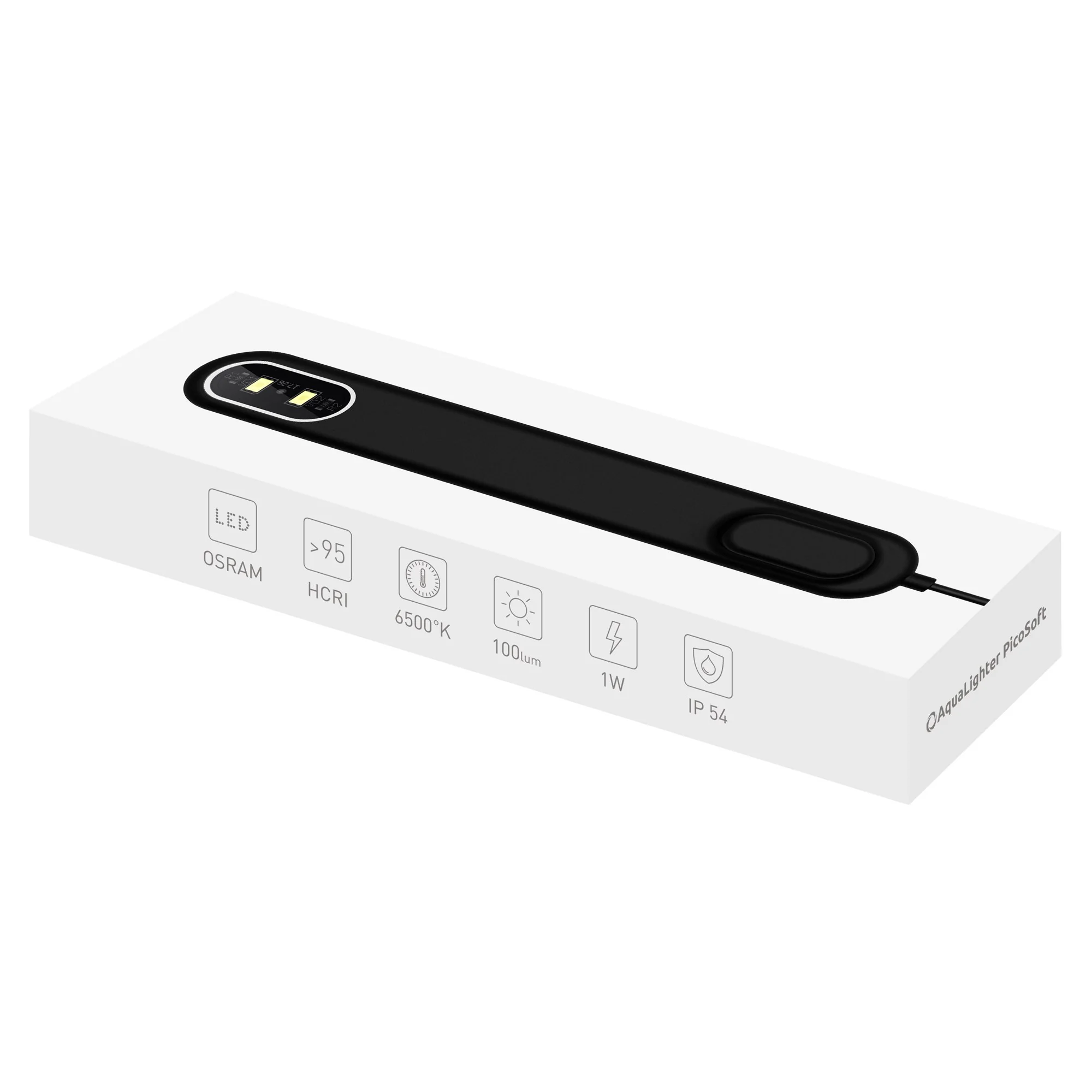LED pico soft - ohybné osvetlenie pre malé akvária čierne