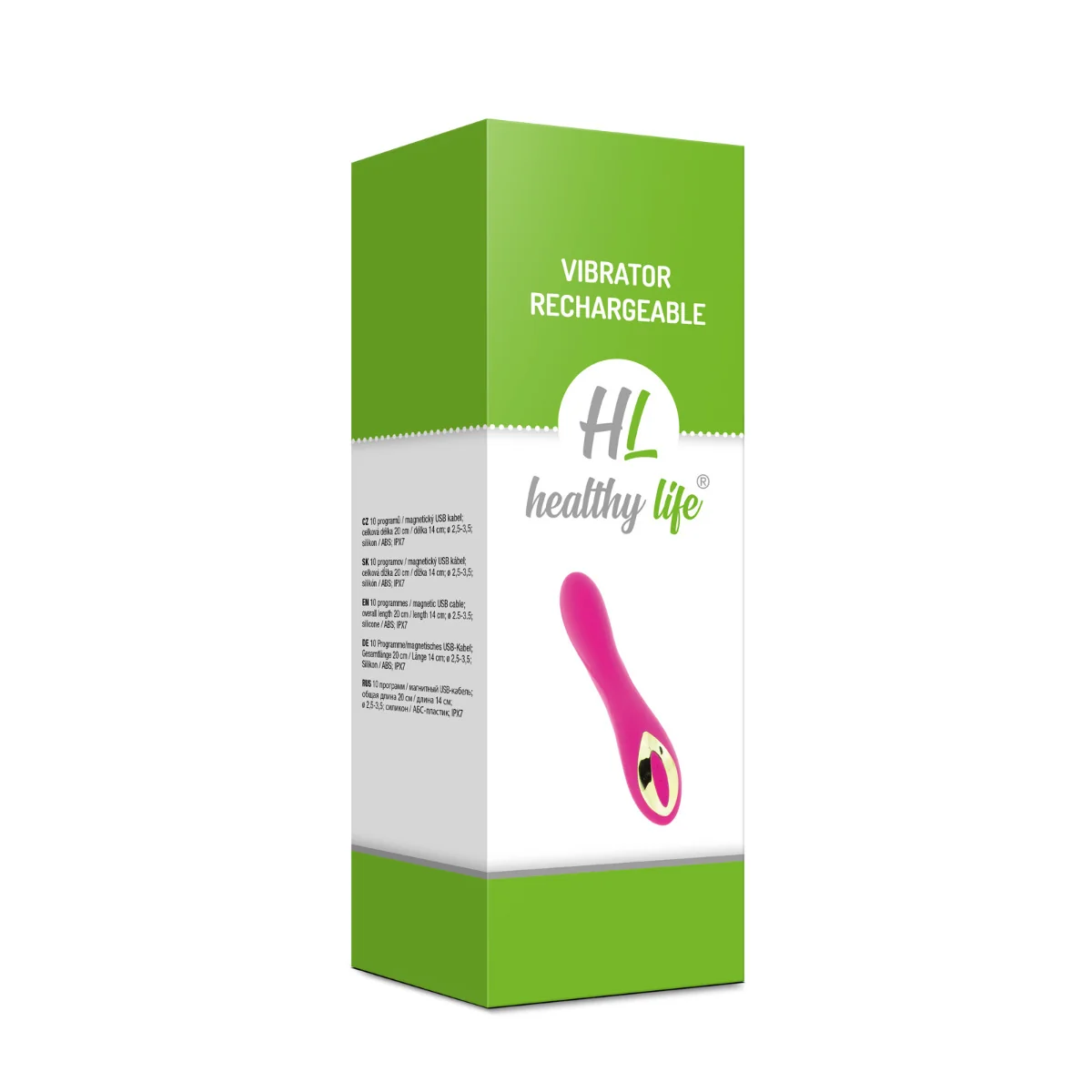Healthy Life - Vibrátor Kleitos fialový 1×1 kus, vibrátor