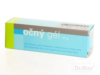altermed očný gél ukľudňujúci 1×25 g, gél s očiankou rostkovou a aloe vera