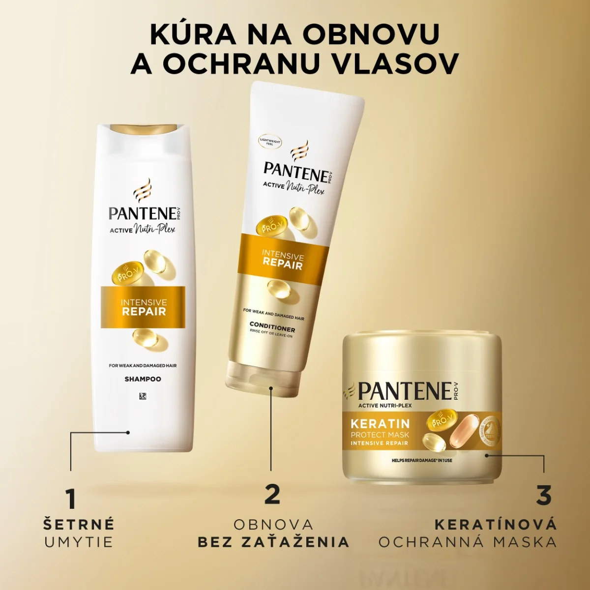 Pantene S 400ml Intensive Repair 1×400 ml, šampón