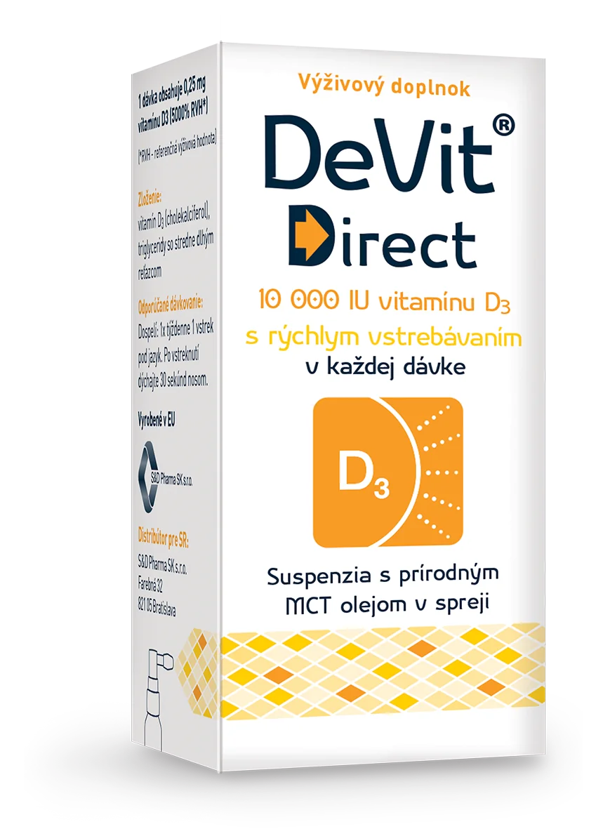 DeVit Direct 10 000 IU 1×6 ml, výživový doplnok