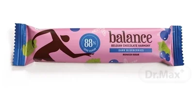 BALANCE HORKÁ ČOKOLÁDA S ČUČORIEDKAMI 1×35g, čokoláda s prírodným sladidlom