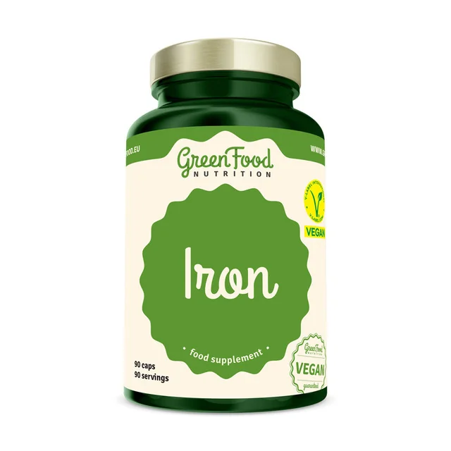 GreenFood Nutrition Iron 1×90 cps, výživový doplnok