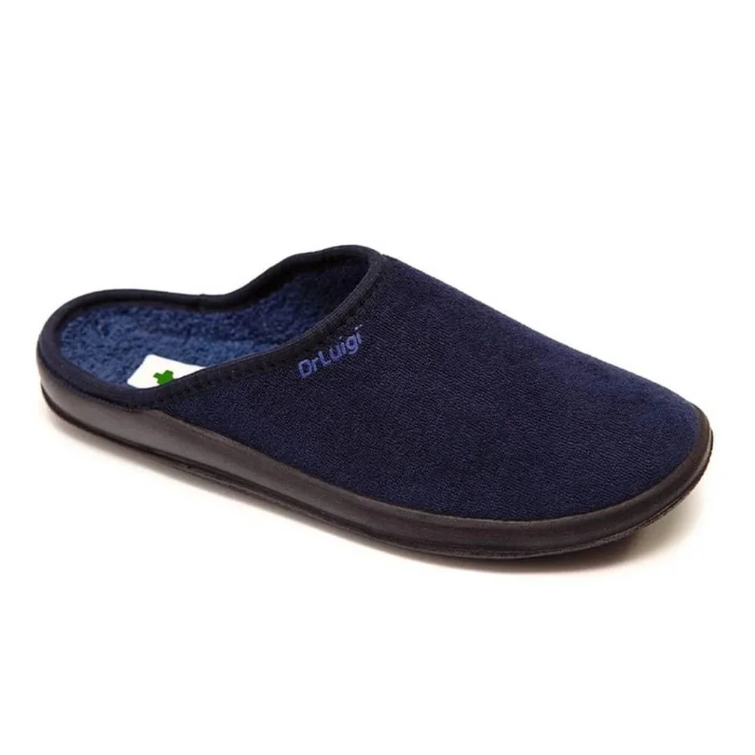 DR.LUIGI zdravotná obuv papuče NAVY BLUE 01-65-01-65 - Veľkosť 48