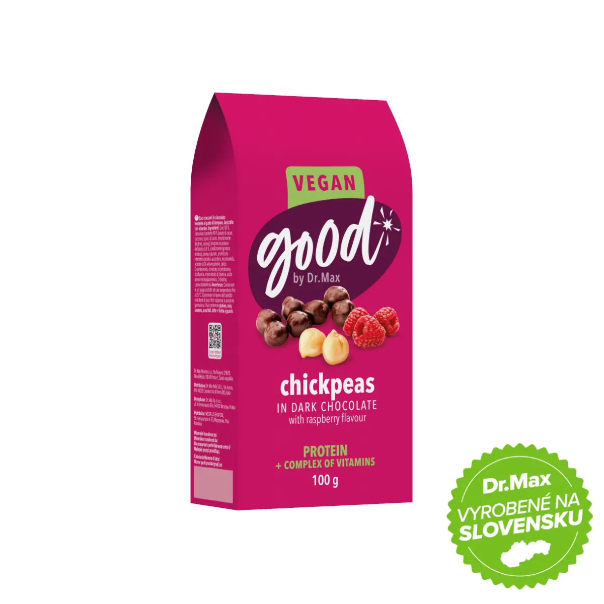 GOOD by Dr. Max Protein Snack Chick Peas 1×100g, proteínový snack