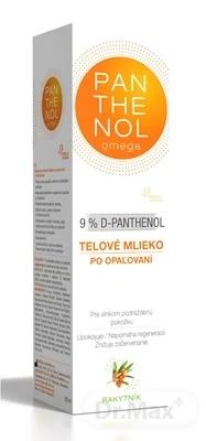 omega PANTHENOL 9% RAKYTNÍK 1×250 ml, telové mlieko po opaľovaní