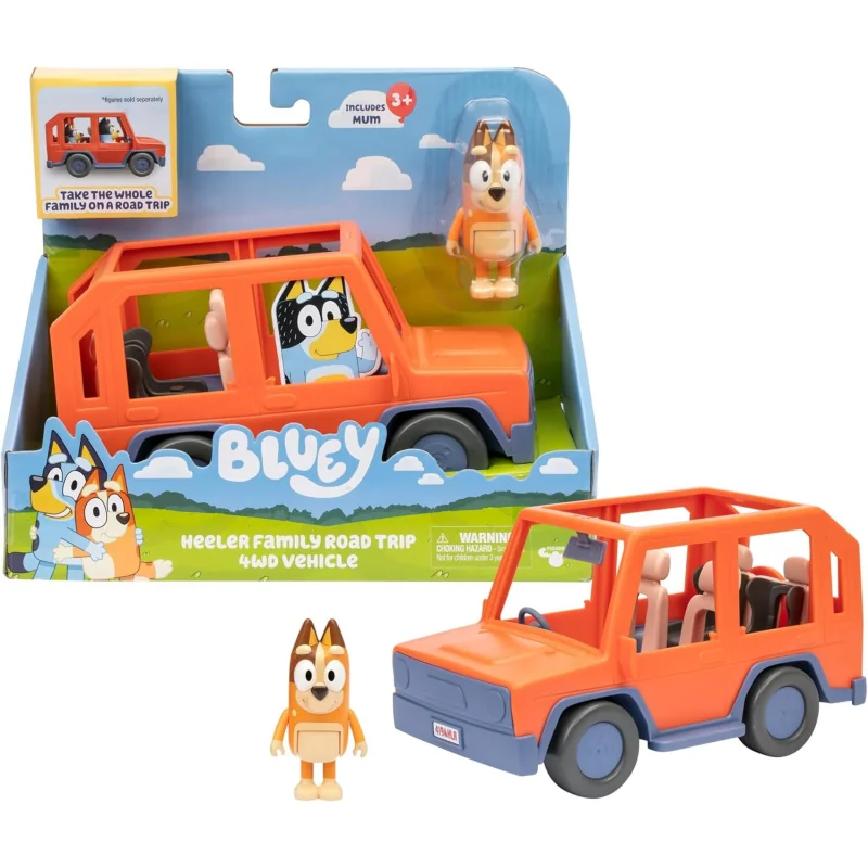 Bluey 4WD Family Car rodinné auto set figúrky s príslušenstvom BLU17661