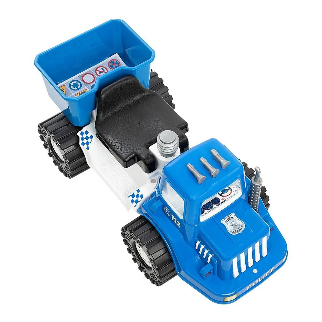 Detské policajné odrážadlo BAYO POLICE 70 cm modré , 20C44910