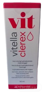 Vitella Clerex 1×50 ml, hydroalkoholový čistiaci gél