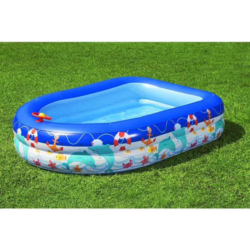 Bestway 54370 rodinný bazén Sea Captain 213x155x132cm