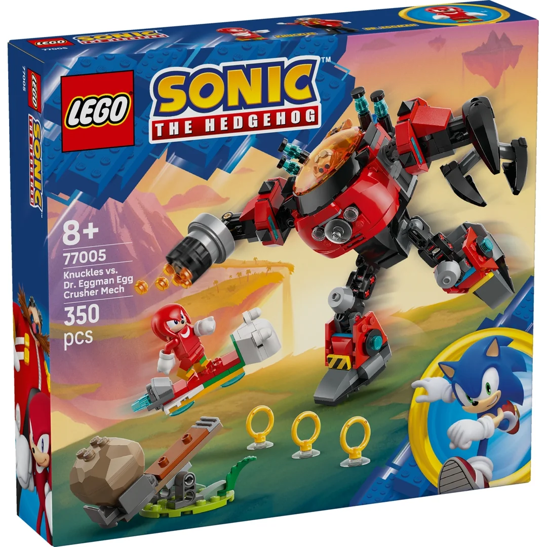 LEGO® Sonic the Hedgehog™ 77005 Knuckles vs. Dr. Eggman: Robotický oblek Egg Crusher