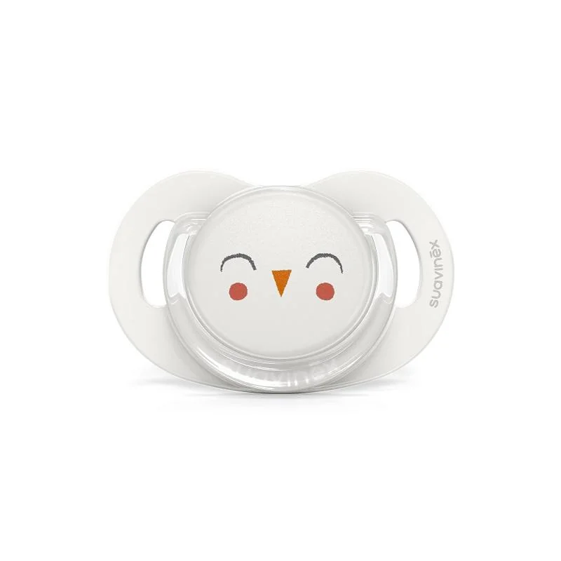 SUAVINEX | Cumlík SX PRO anatomický BONHOMIA 6/18 m SOVIČKA - biela 1×1 ks, cumlík