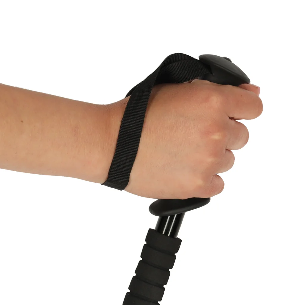 Trekingové palice Nordic Walking skladacie 2 ks čierne 65–135 cm