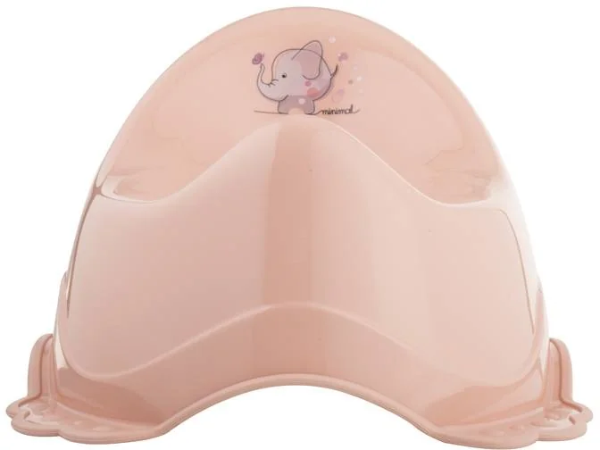 MALTEX Nočník protišmykový Sloník Minimal - peach rose 1×1 ks, nočník