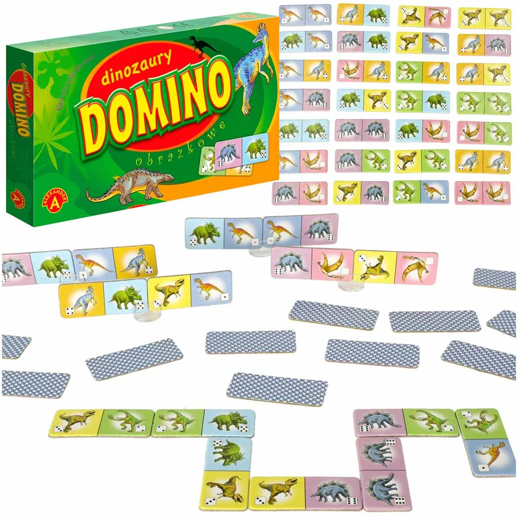 Alexander Domino – dinosaury, obrázková hra 4+