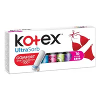 KOTEX tampóny Ultra Sorb Super 16 ks