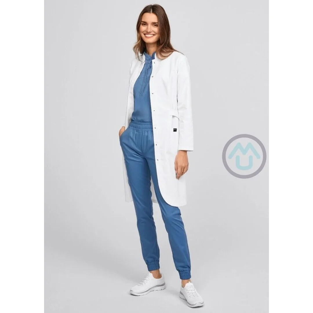 Dámsky elegantný lekársky plášť - biela M