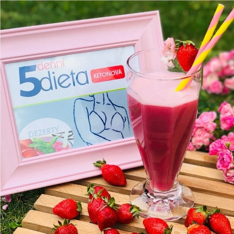 Proteínový koktail s jahodovou príchuťou Express Diet, 59 g