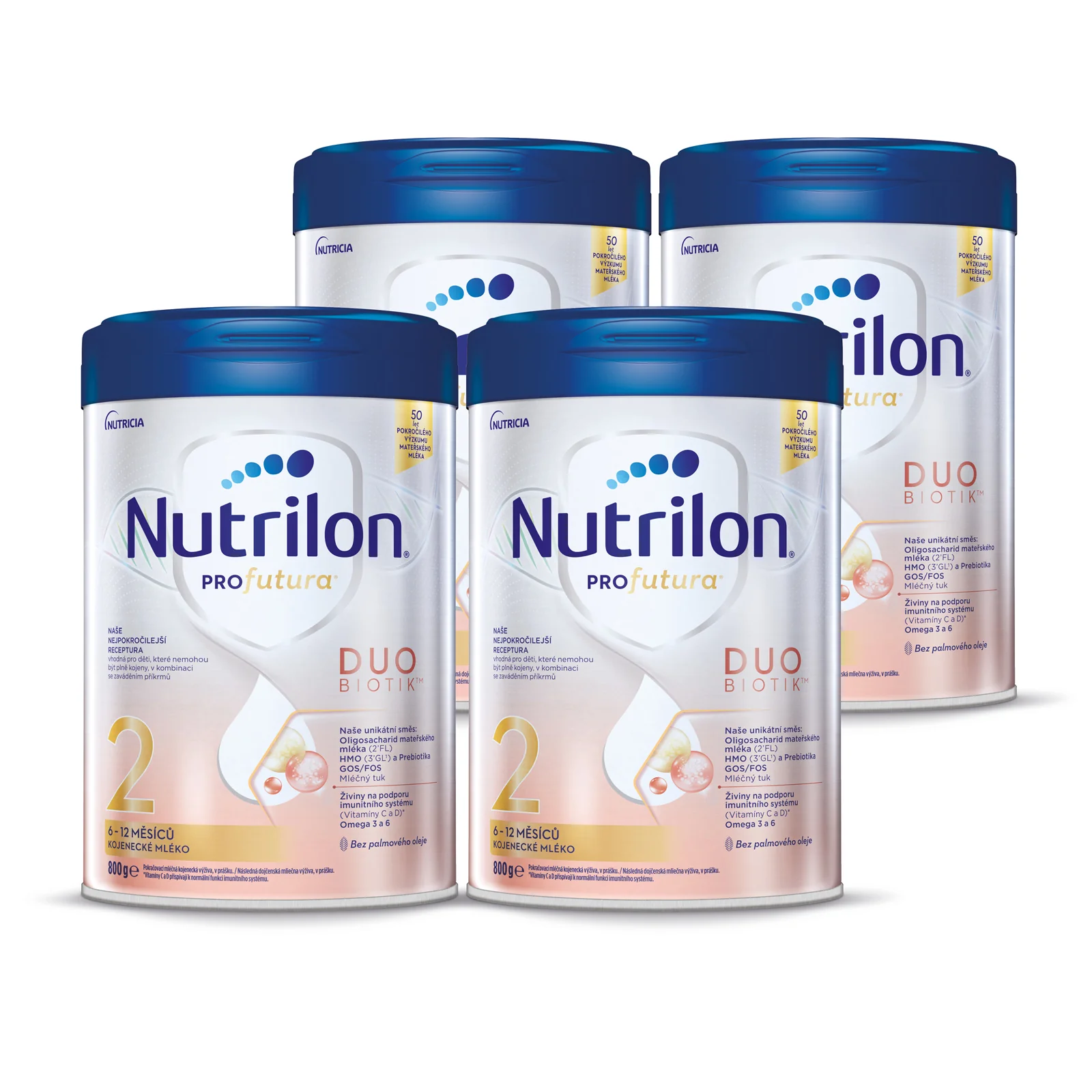 NUTRILON Profutura DUOBIOTIK 2 následné dojčenské mlieko 4×800 g