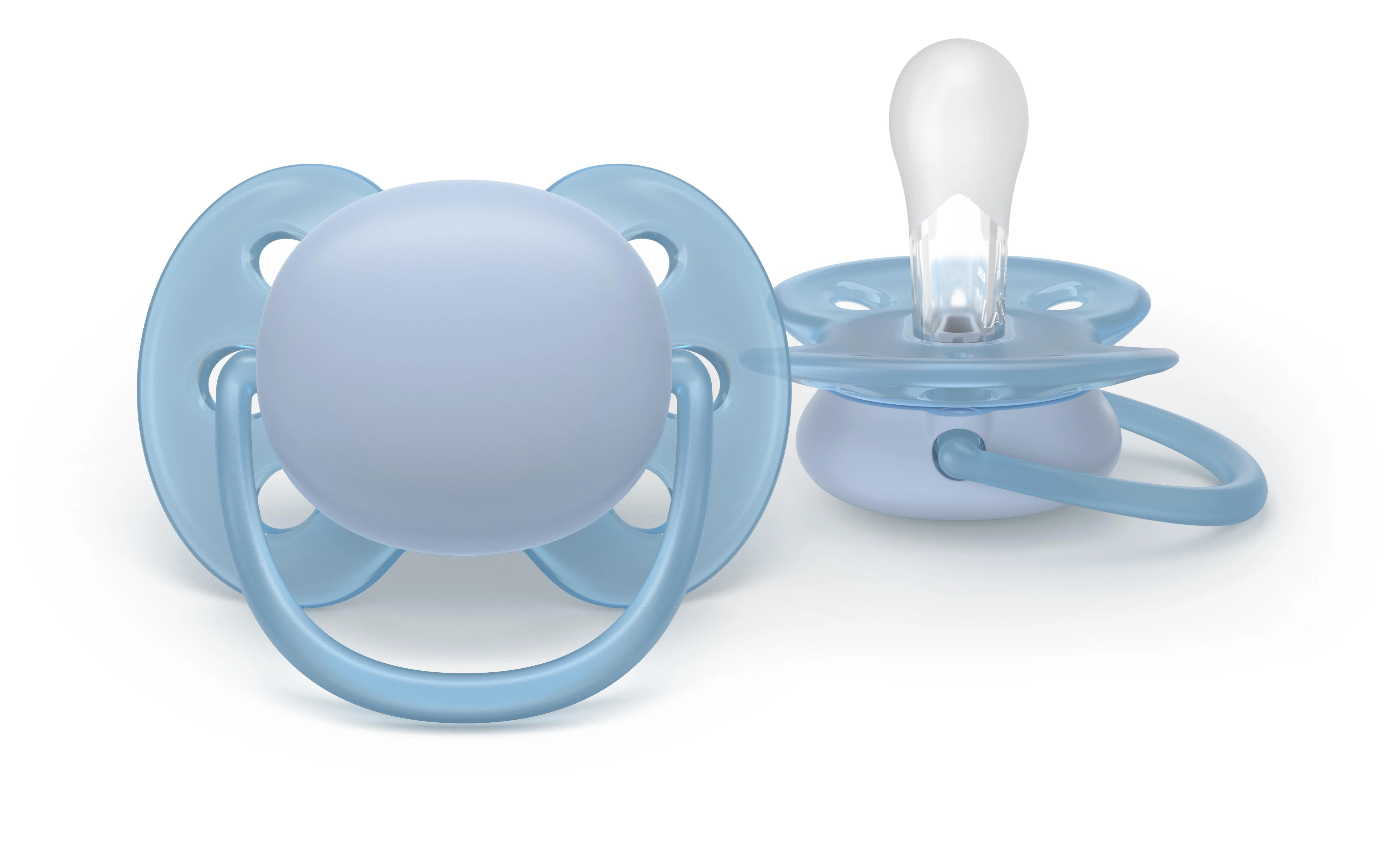 Philips AVENT - Cumlík Ultrasoft SCF091/37, 0-6 m, chlapec 2 ks