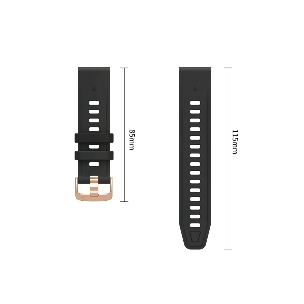 Tech-Protect Silicone remienok Garmin QuickFit 20mm, black