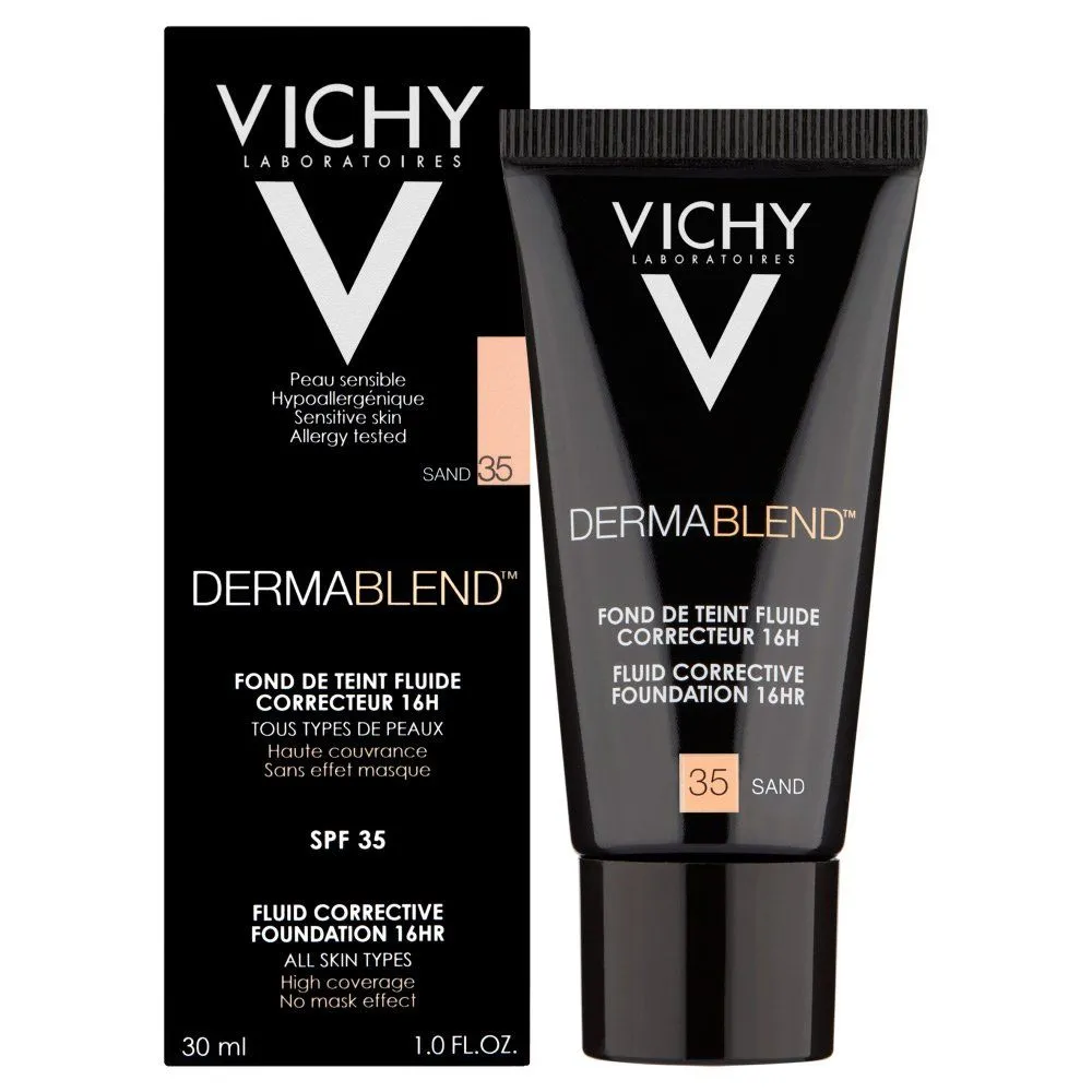 VICHY Dermablend  fluidný korekčný make-up 35 30 ml 1×30 ml, make-up