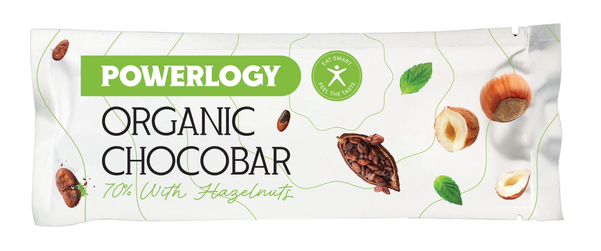 Powerlogy Chocobar 70% 1×50 g, čokoládová tyčinka