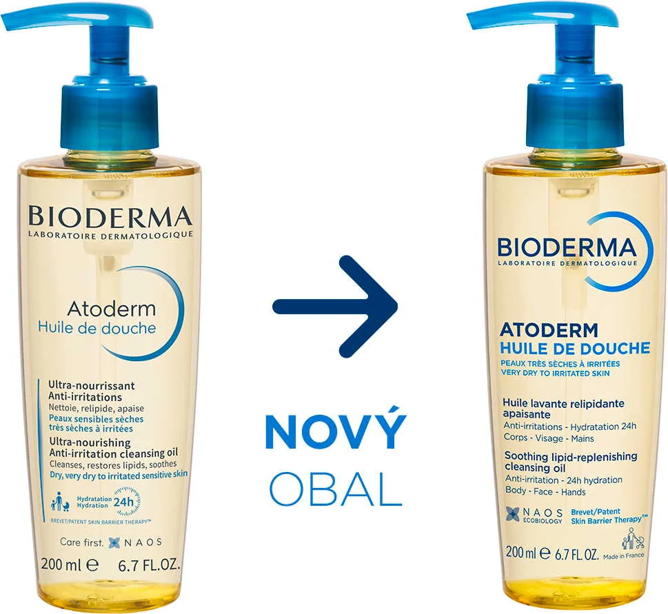 BIODERMA Atoderm Sprchový olej pre veľmi suchú až atopickú pokožku 200 ml
