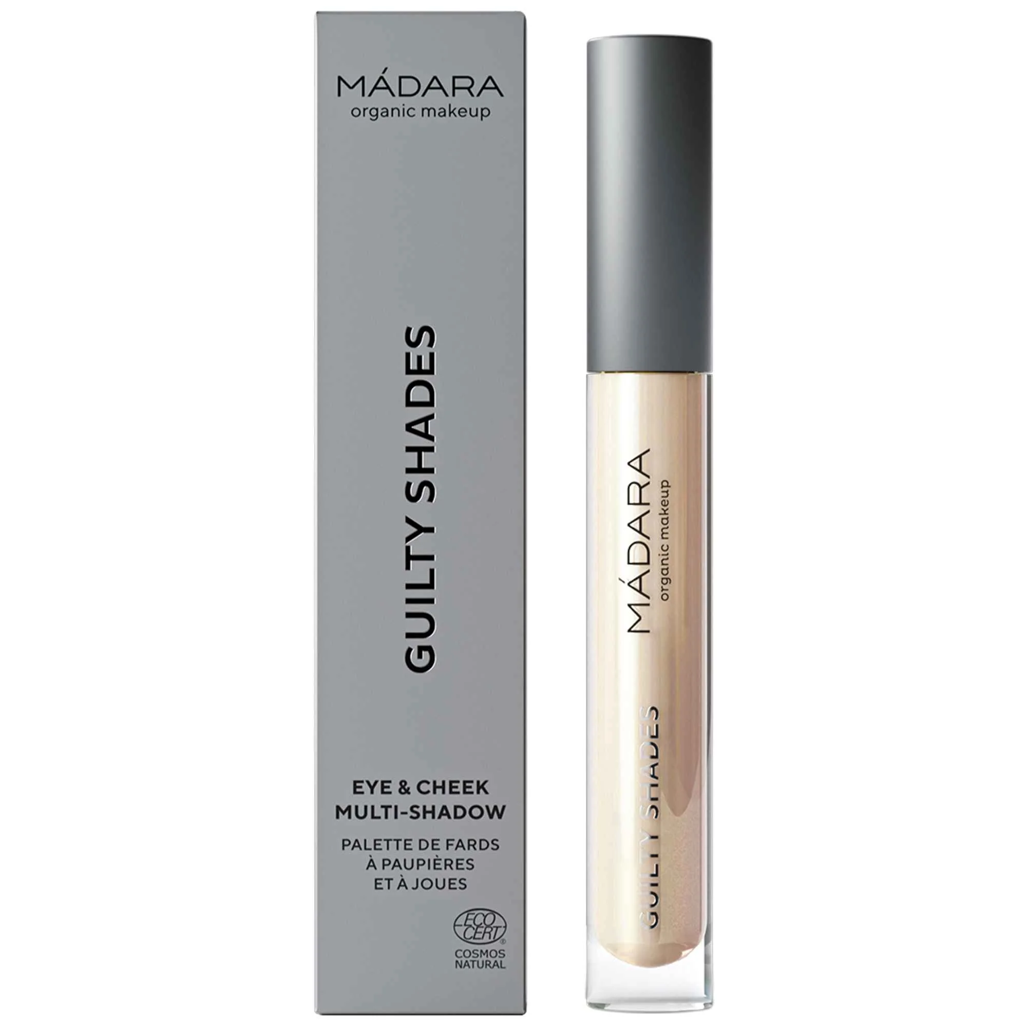 MÁDARA GUILTY SHADES Multifunkčné tekuté tiene Frost 1×4 ml, prírodné tekuté tiene