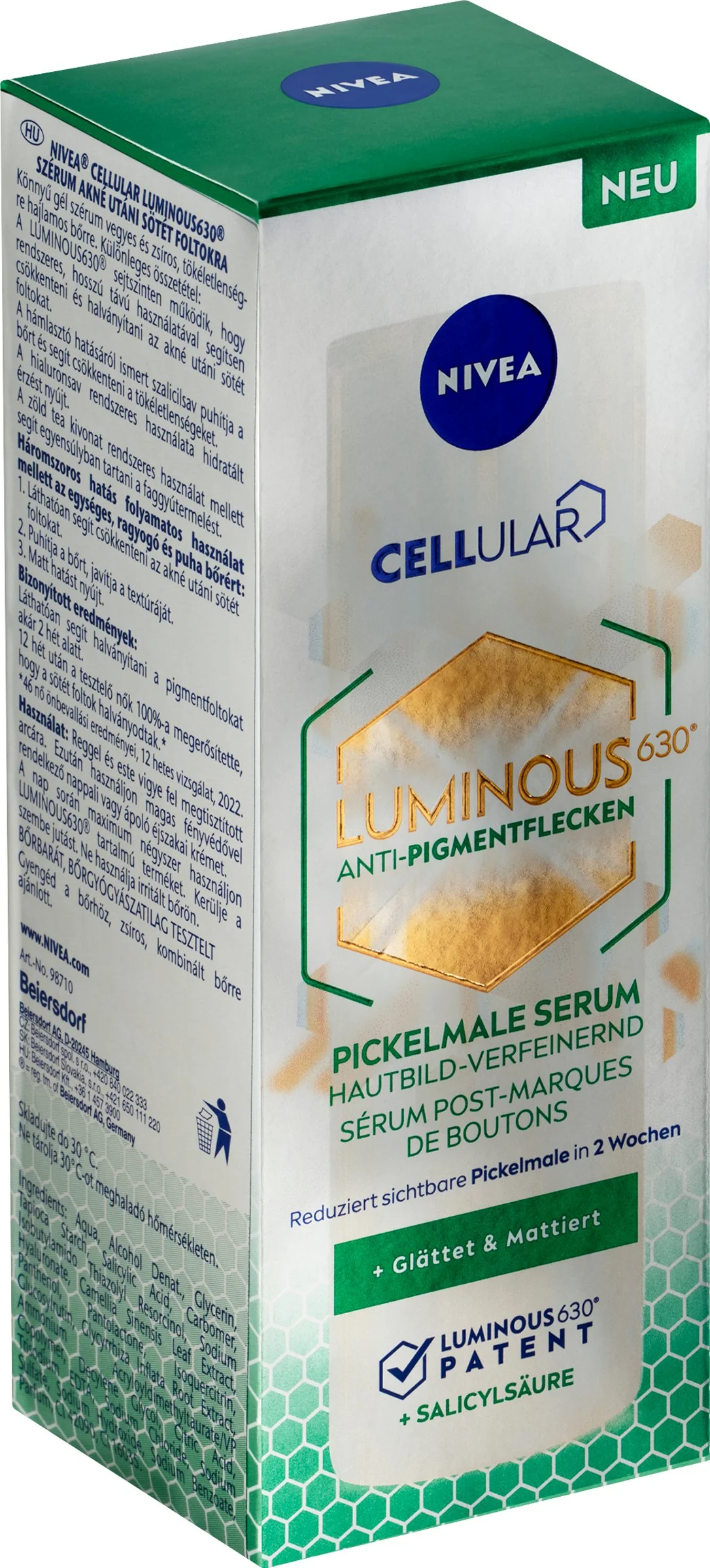 Nivea Sérum Cellular Luminous Post-Acne 1×30 ml, pleťové sérum