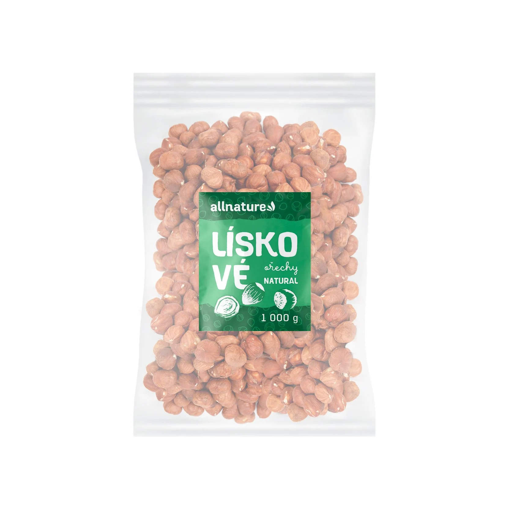 Allnature Lieskové Orechy 1000g 1×1000 g, lieskové orechy