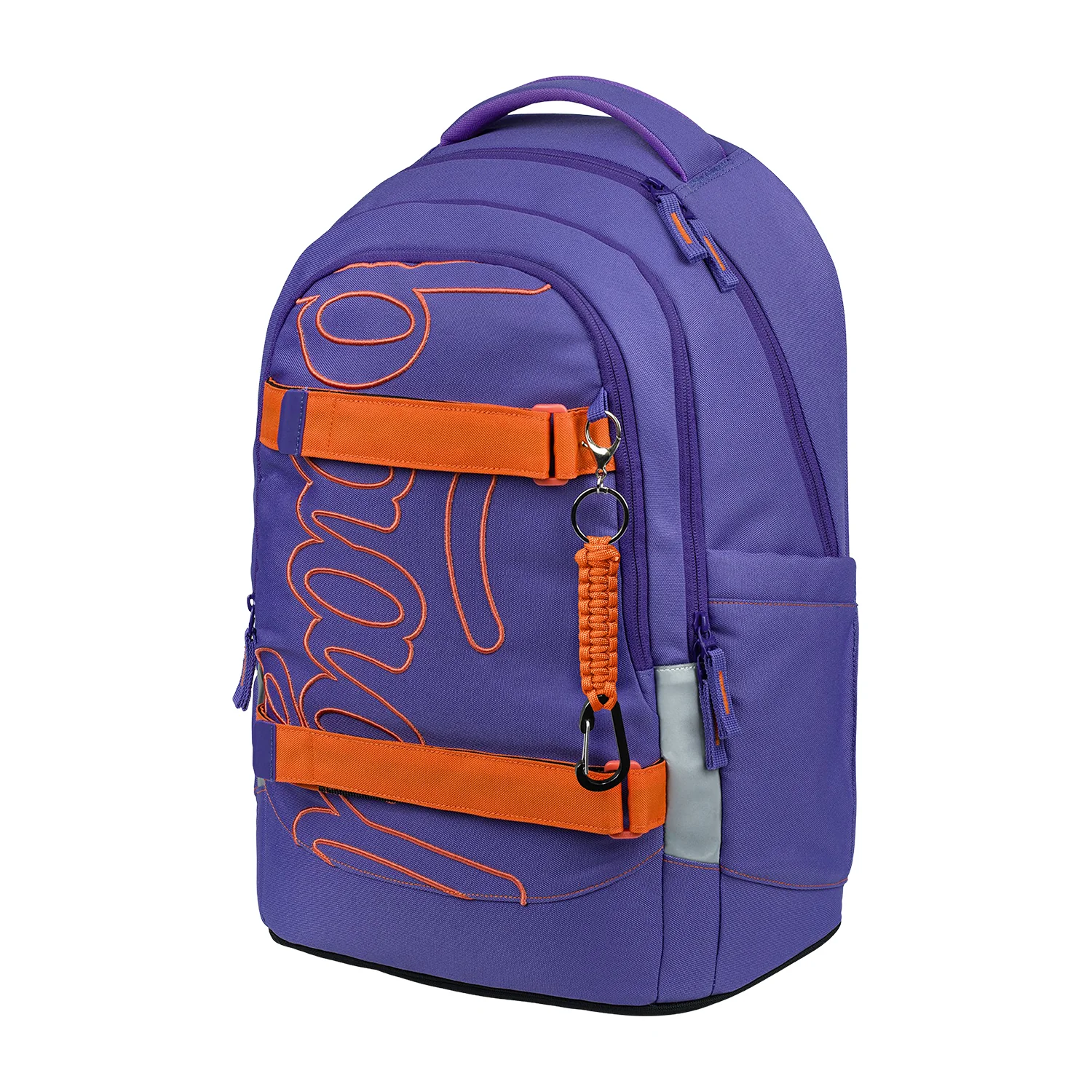 Školský batoh Skate Max Orange Oranžový, reflexný