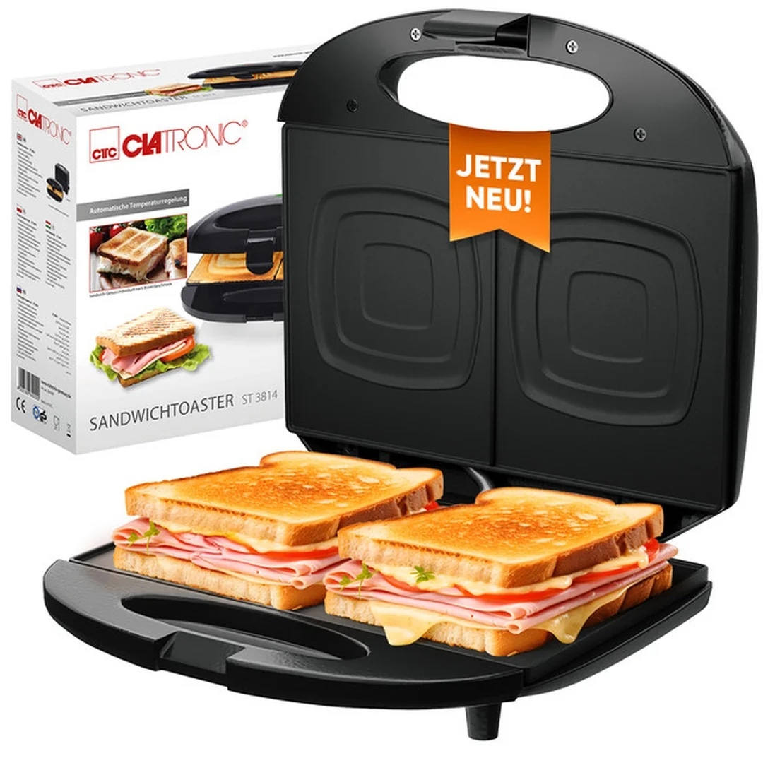 Clatronic ST 3814 BK sendvičovač 2x štvorcový