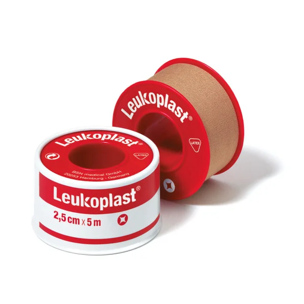Leukoplast® klasická náplasť na cievke, 2,5cm x 4,6m, 1x1 ks