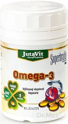 JutaVit Omega-3 1×100 cps, výživový doplnok