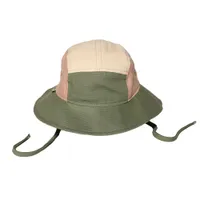 KiETLA klobúčik s UV ochranou 2-4 roky - Green / Natural / Pink